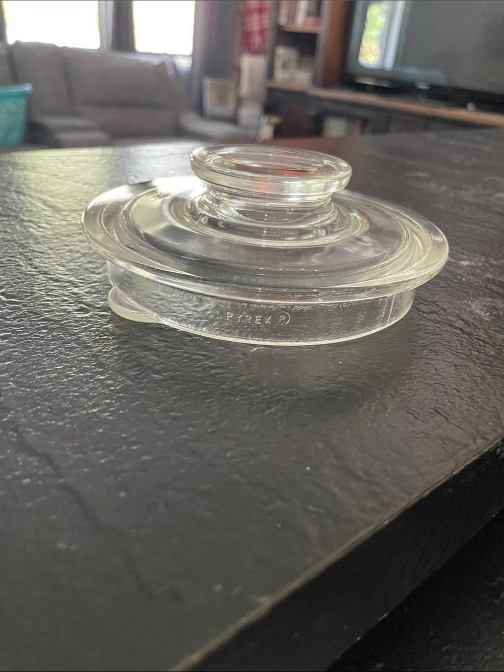 Pyrex Clear Glass Flameware Lid with Knob - Transparent 5 in.